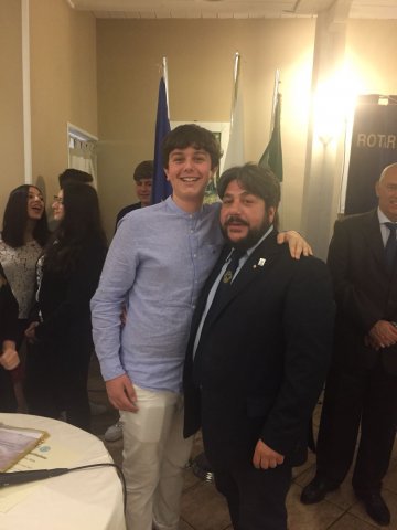 Celebrazione della Costituzione dell'Interact Club di Canosa